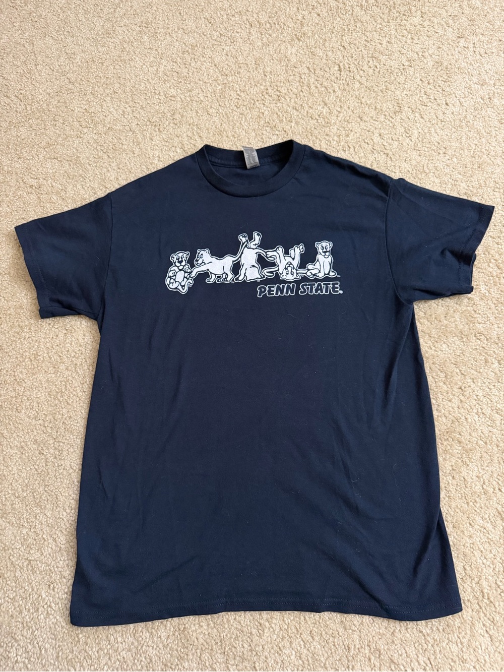 Navy Graphic Tee - Collegiate Dogs Design💙